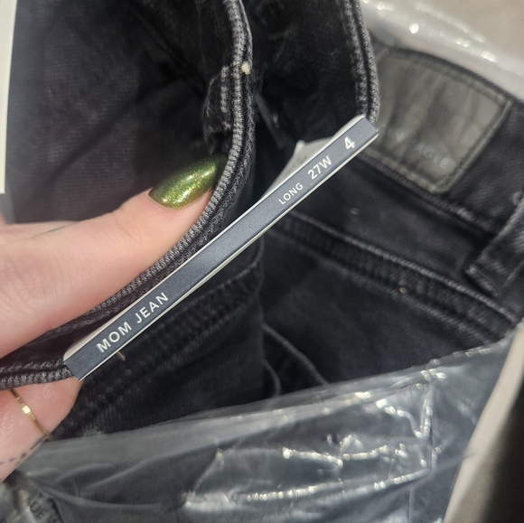 American Eagle Outfitters Black Straight Leg Jeans - Picture 10 of 11